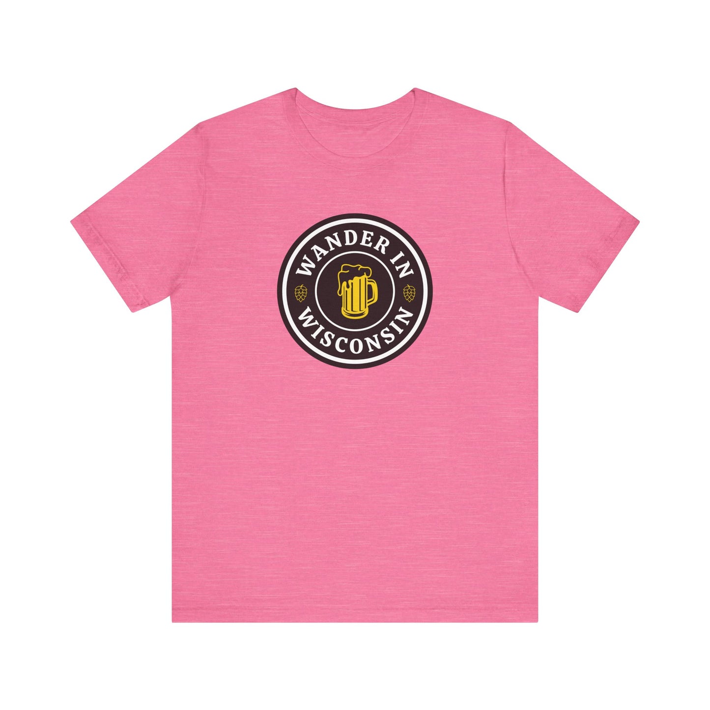 Wander in Wisconsin Tee - Unisex Jersey Short Sleeve T-Shirt for Adventure Lovers