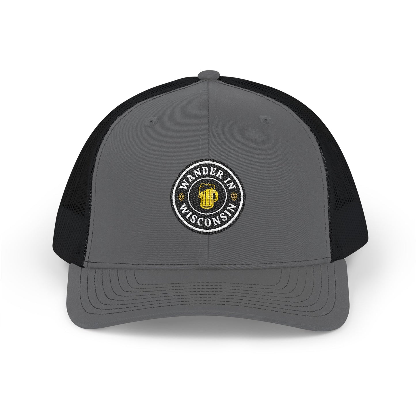 Limited Ed. Wanderin Embroidered Snapback Trucker Cap, Outdoor Apparel, Gift for Him, Adventure Gear, Summer Fashion, Casual Style