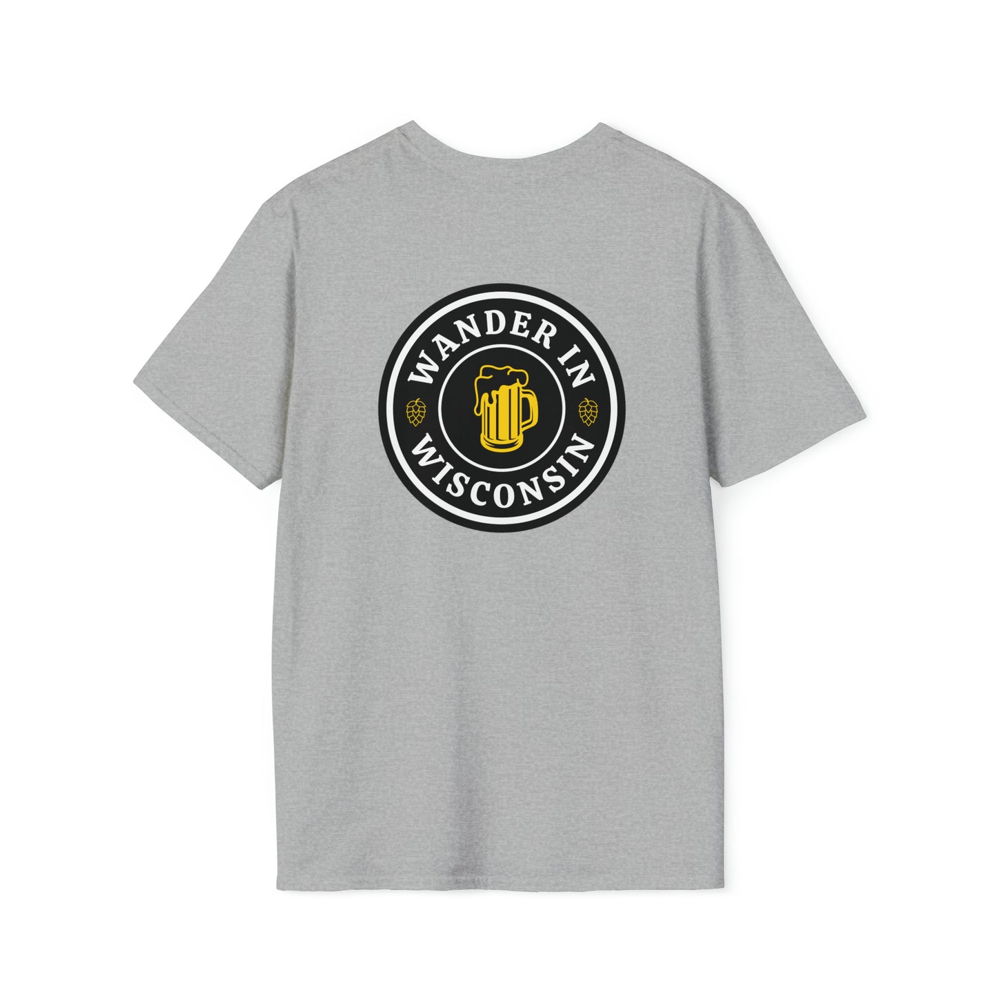 Unisex Softstyle T-Shirt Front and back