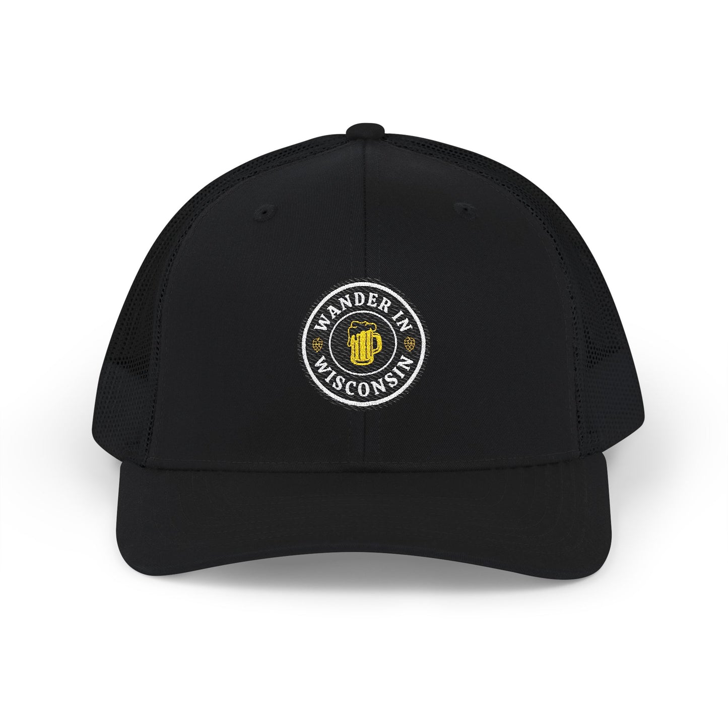 Limited Ed. Wanderin Embroidered Snapback Trucker Cap, Outdoor Apparel, Gift for Him, Adventure Gear, Summer Fashion, Casual Style
