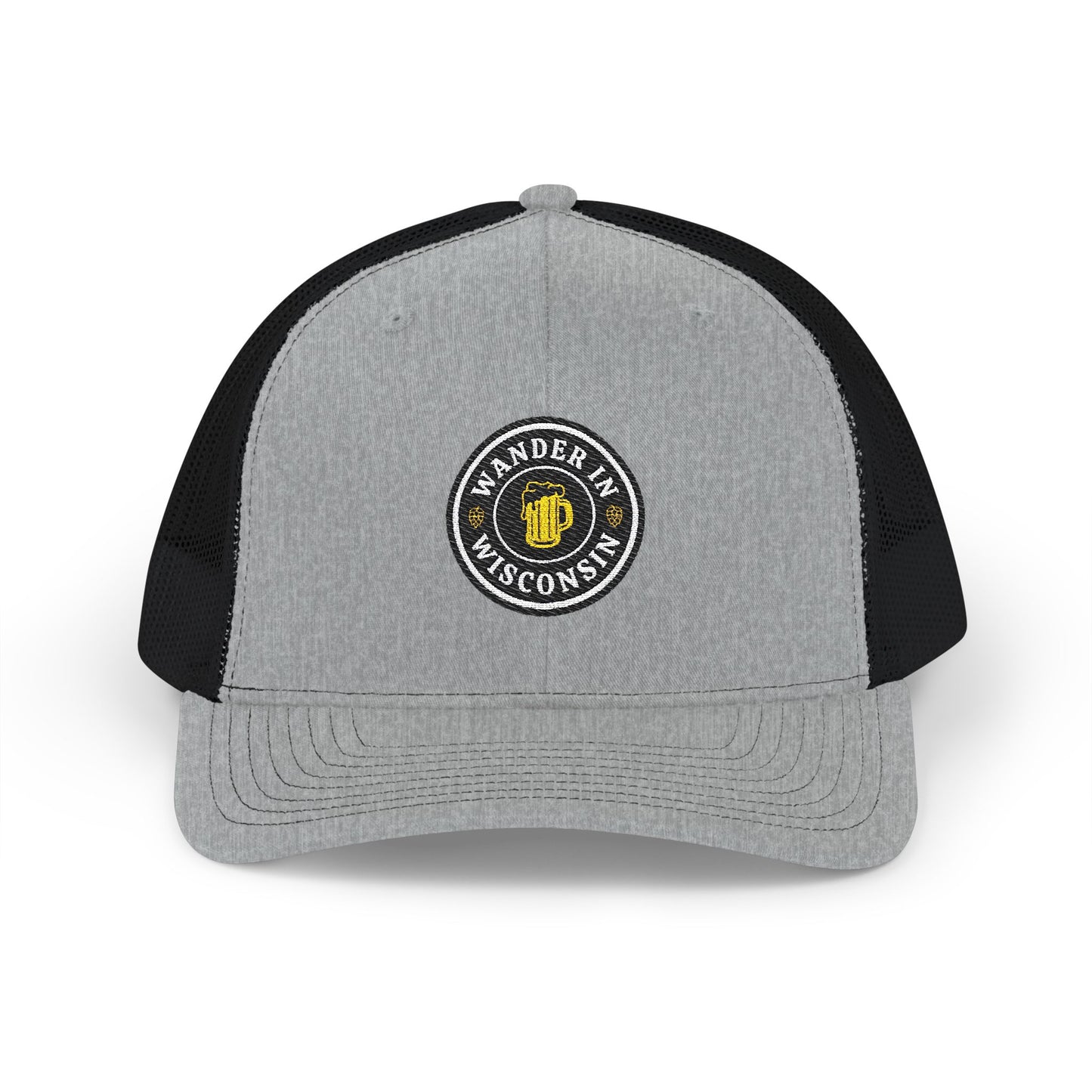 Limited Ed. Wanderin Embroidered Snapback Trucker Cap, Outdoor Apparel, Gift for Him, Adventure Gear, Summer Fashion, Casual Style
