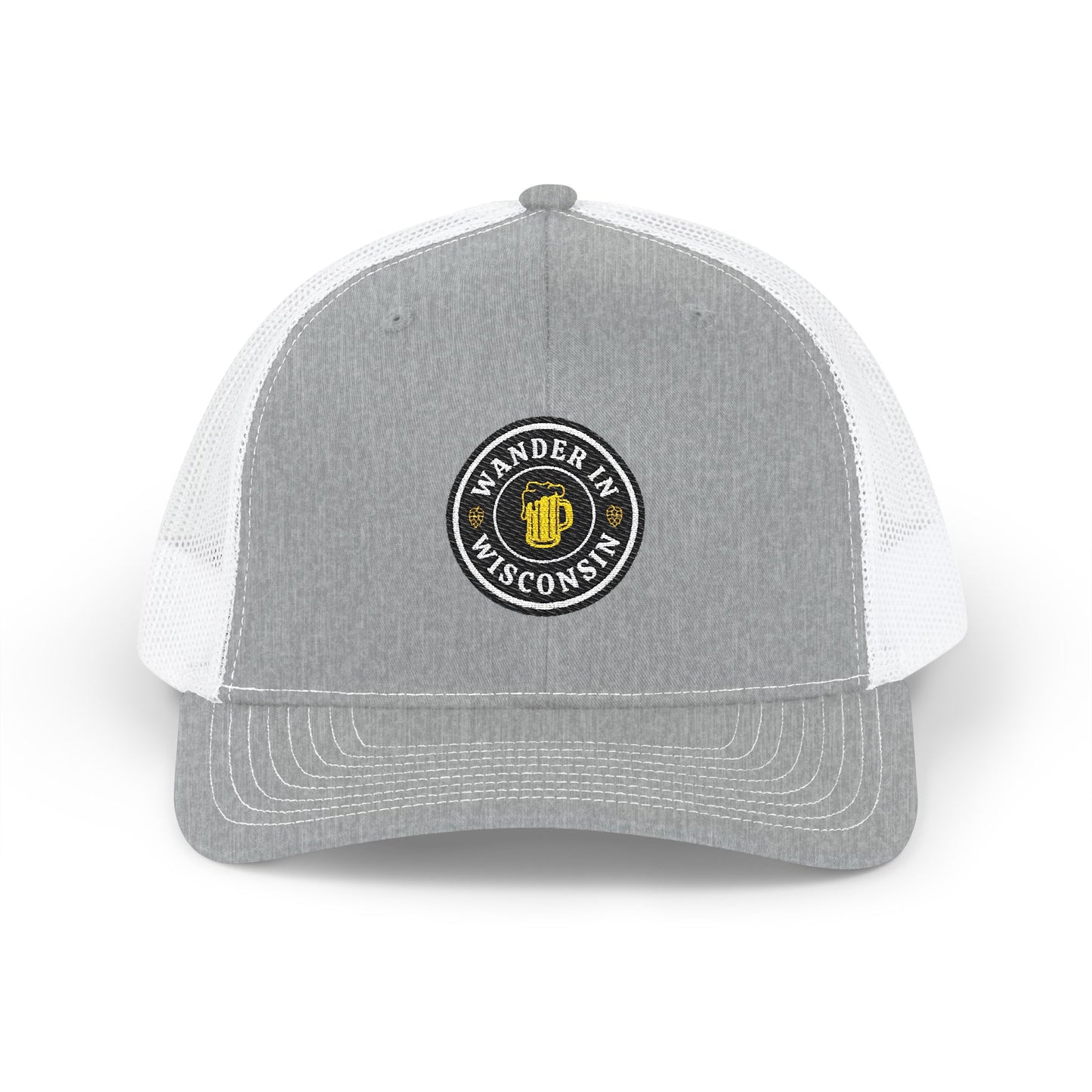 Limited Ed. Wanderin Embroidered Snapback Trucker Cap, Outdoor Apparel, Gift for Him, Adventure Gear, Summer Fashion, Casual Style