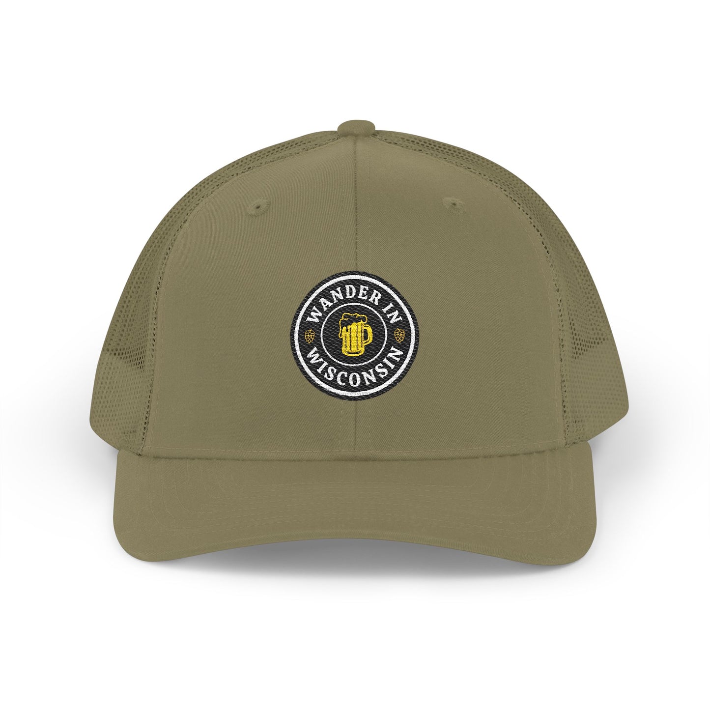 Limited Ed. Wanderin Embroidered Snapback Trucker Cap, Outdoor Apparel, Gift for Him, Adventure Gear, Summer Fashion, Casual Style