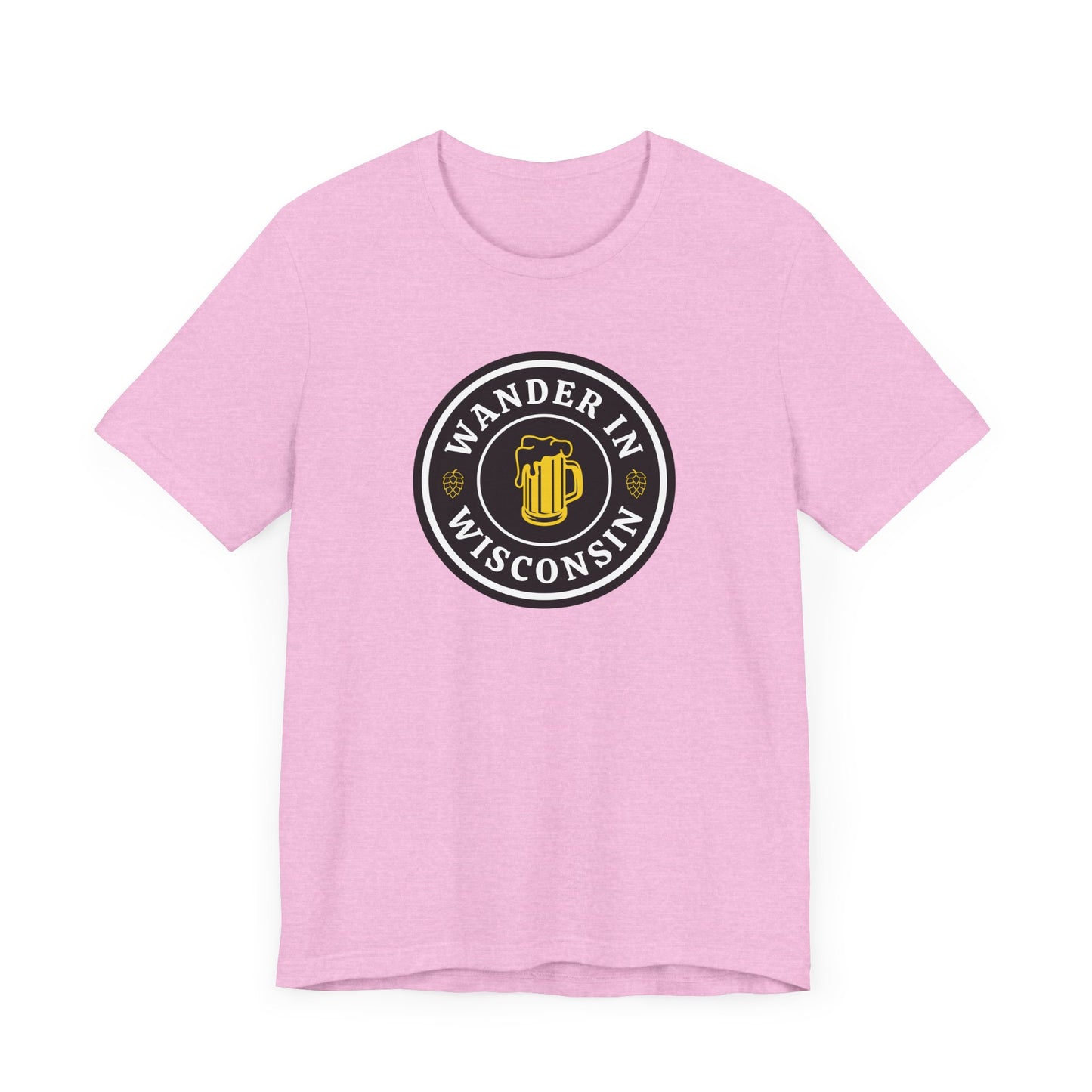 Wander in Wisconsin Tee - Unisex Jersey Short Sleeve T-Shirt for Adventure Lovers