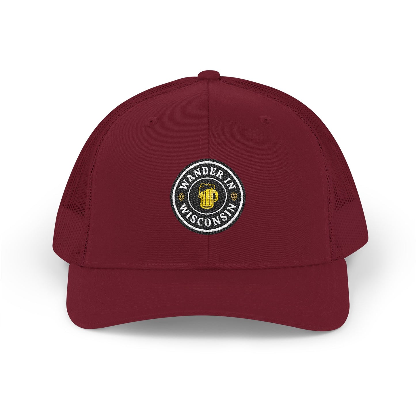 Limited Ed. Wanderin Embroidered Snapback Trucker Cap, Outdoor Apparel, Gift for Him, Adventure Gear, Summer Fashion, Casual Style