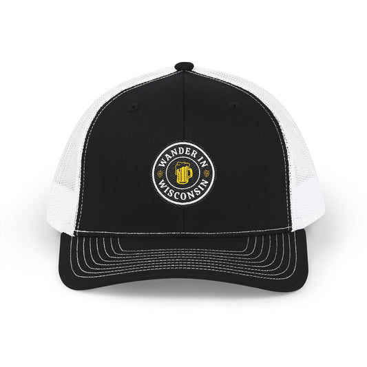 Limited Ed. Wanderin Embroidered Snapback Trucker Cap, Outdoor Apparel, Gift for Him, Adventure Gear, Summer Fashion, Casual Style