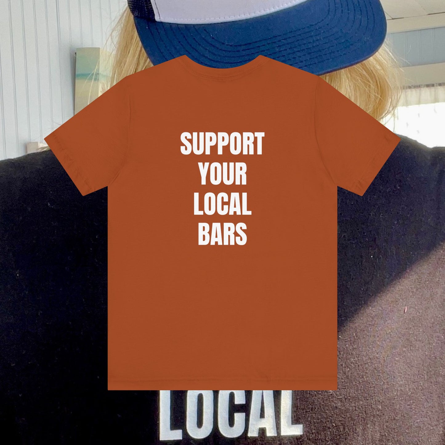 Limited Ed. Support Your Local Bars Small Logo XS-5X