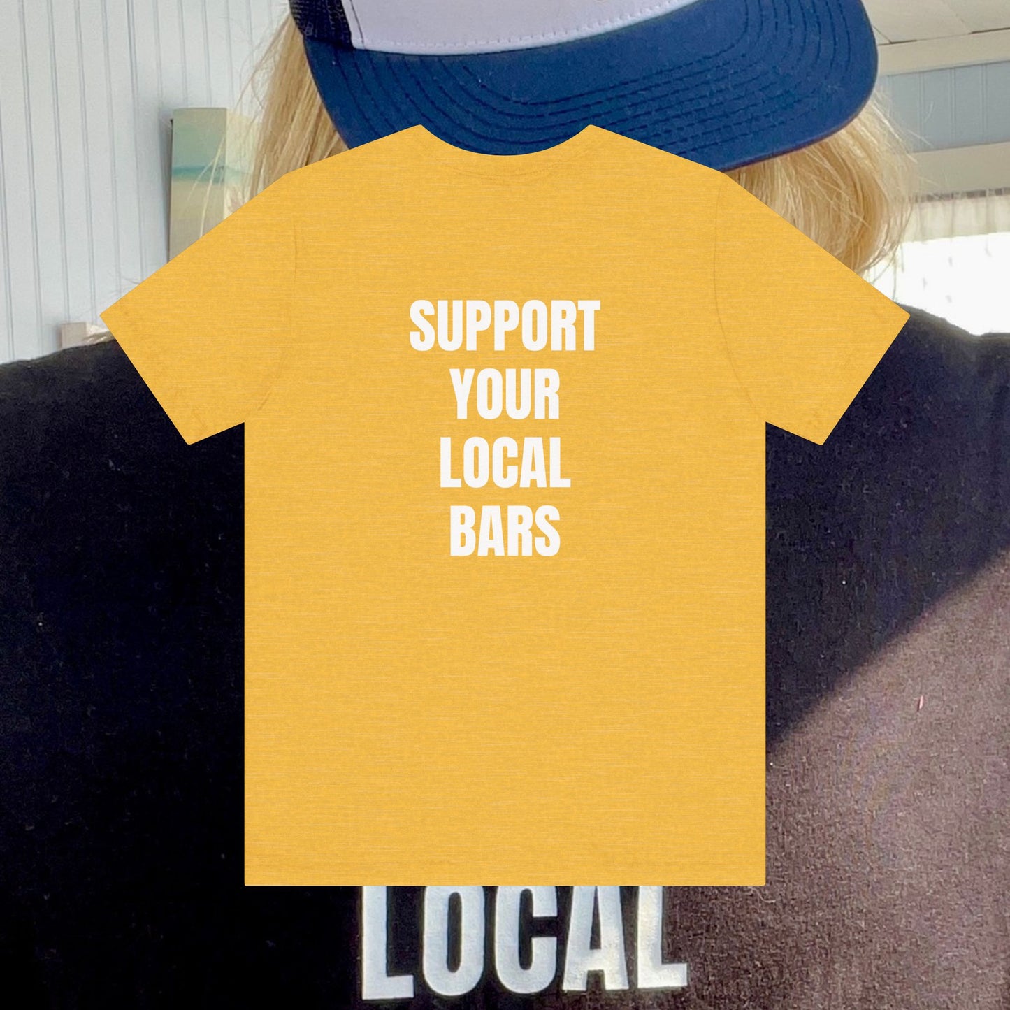 Limited Ed. Support Your Local Bars Small Logo XS-5X