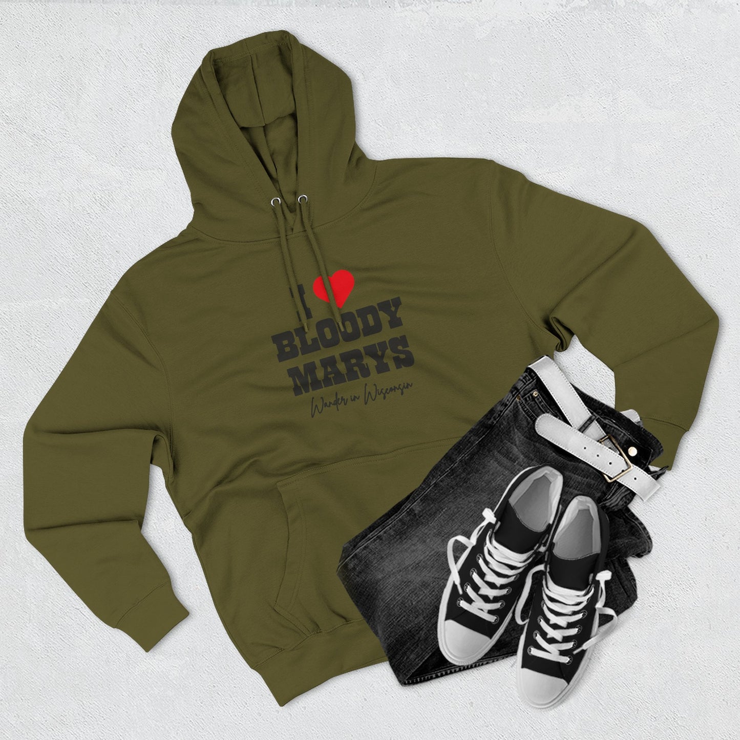 (White)"I Bloody Mary's" - Hoodie Limited Ed.