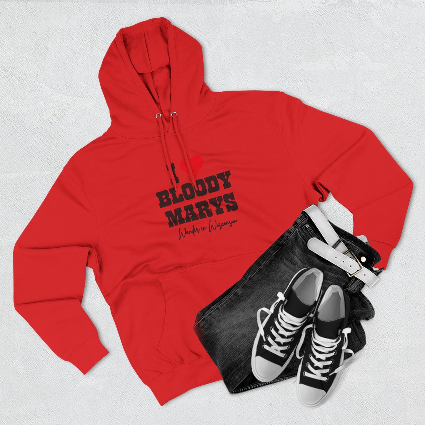 (White)"I Bloody Mary's" - Hoodie Limited Ed.