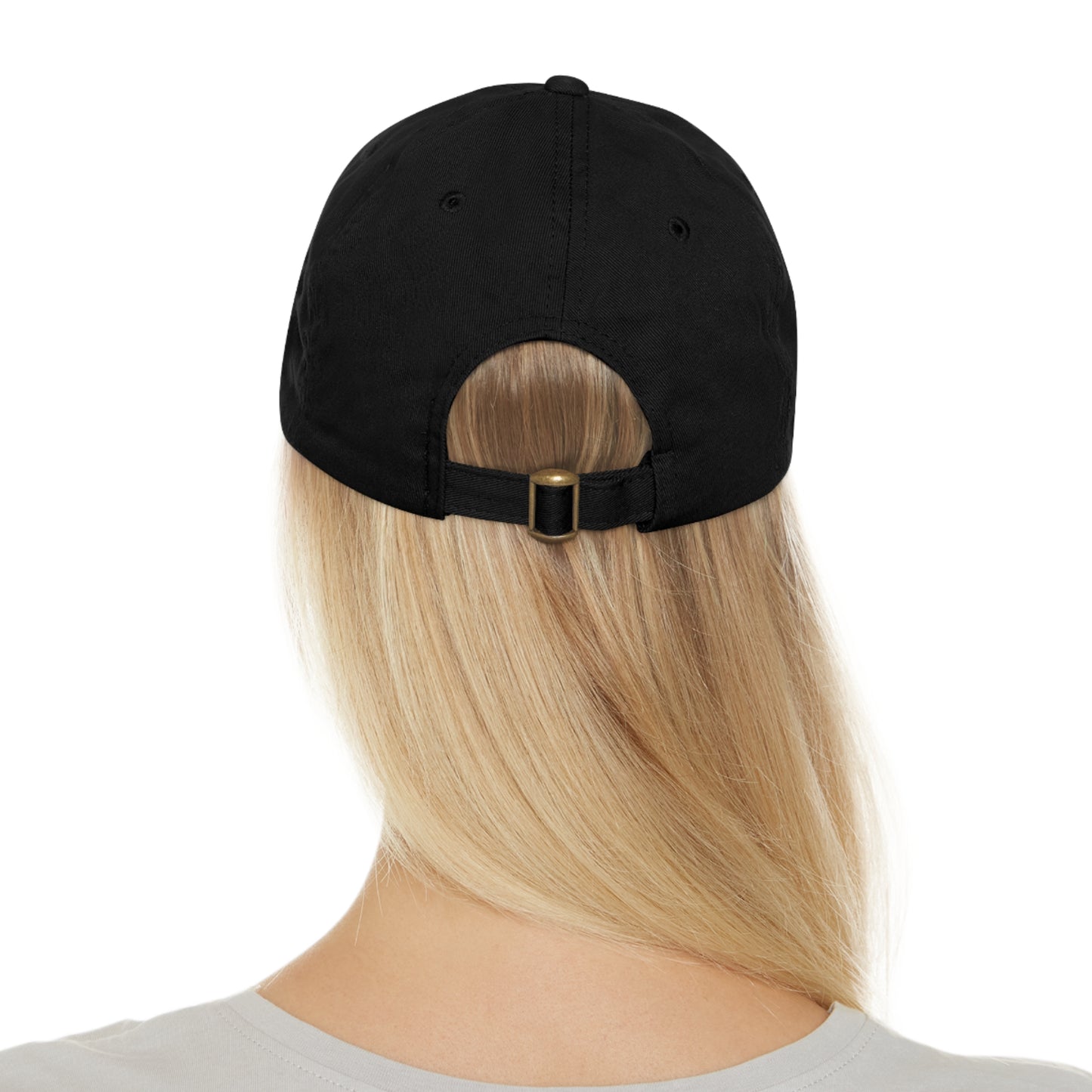 Wanderin Dad Hat with Leather Patch (Round)