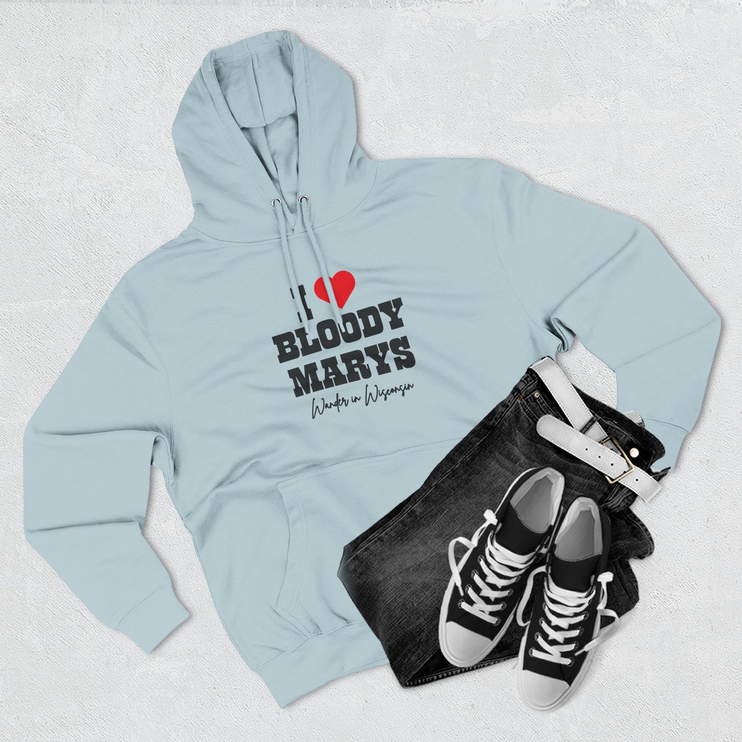 (White)"I Bloody Mary's" - Hoodie Limited Ed.