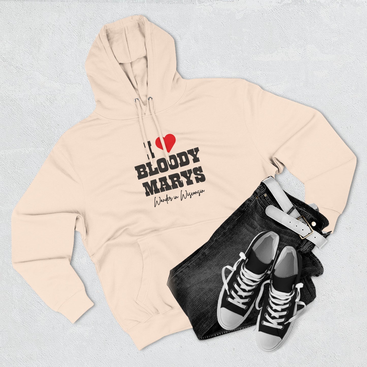(White)"I Bloody Mary's" - Hoodie Limited Ed.