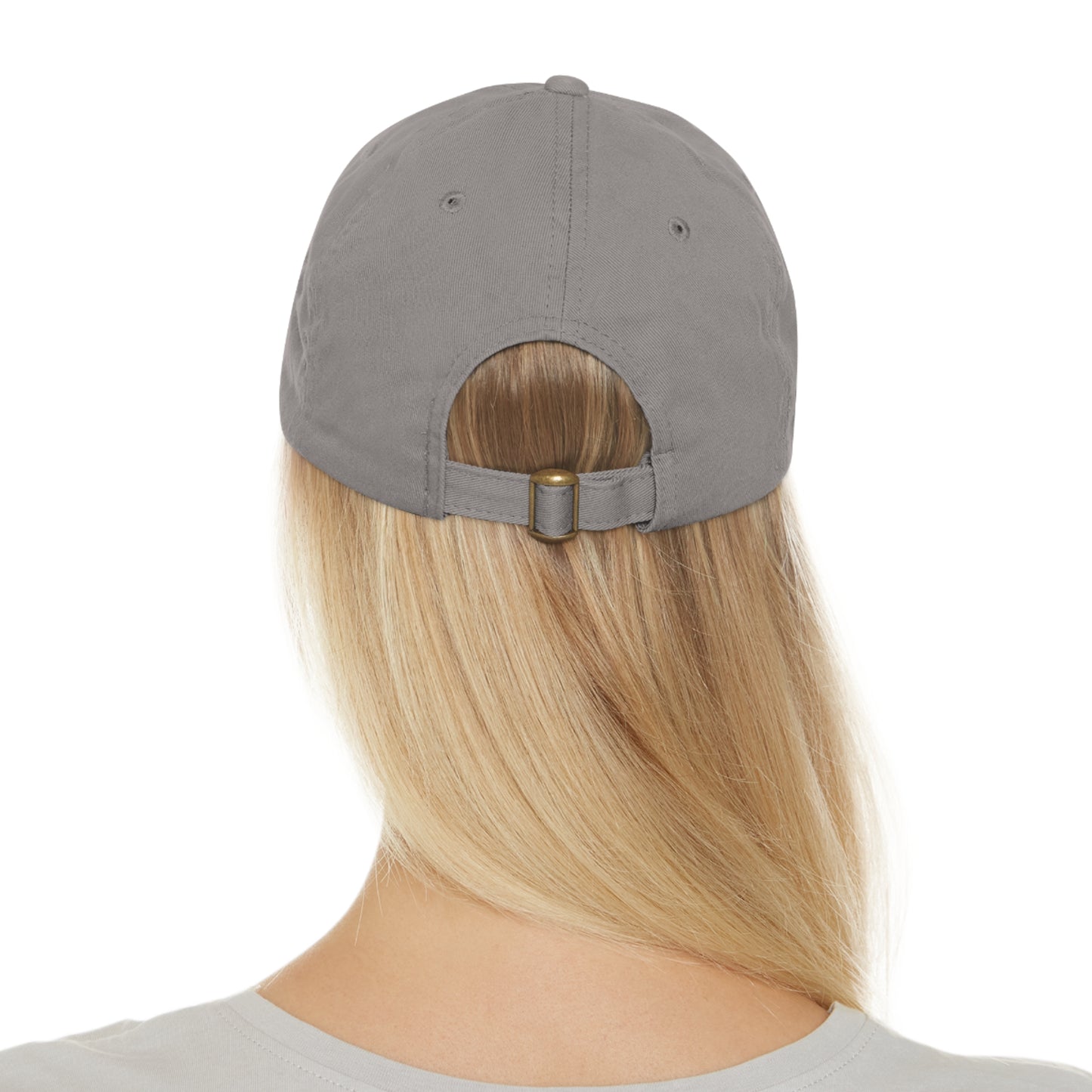 Wanderin Dad Hat with Leather Patch (Round)