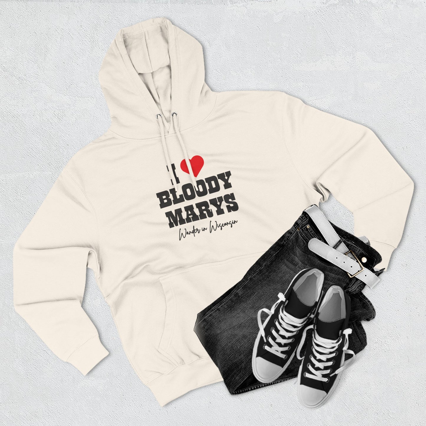 (White)"I Bloody Mary's" - Hoodie Limited Ed.