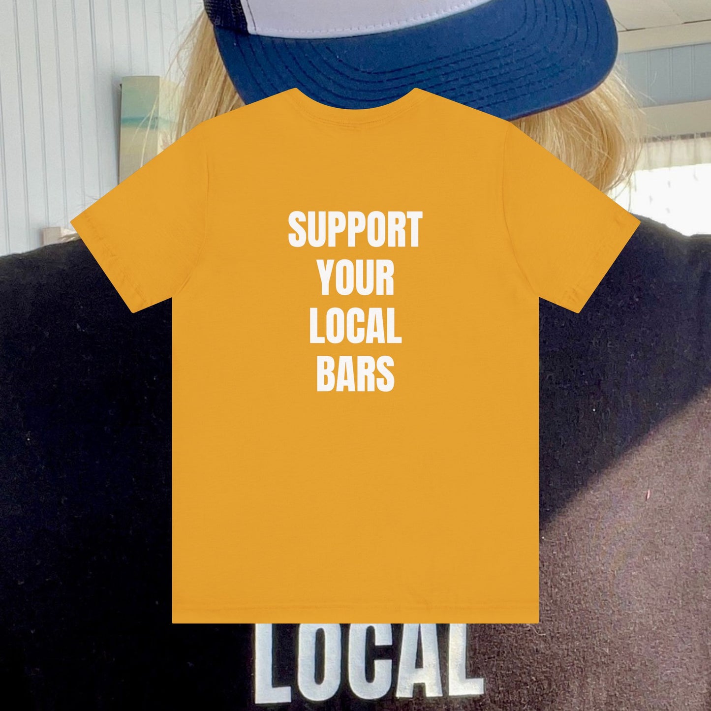 Limited Ed. Support Your Local Bars Small Logo XS-5X