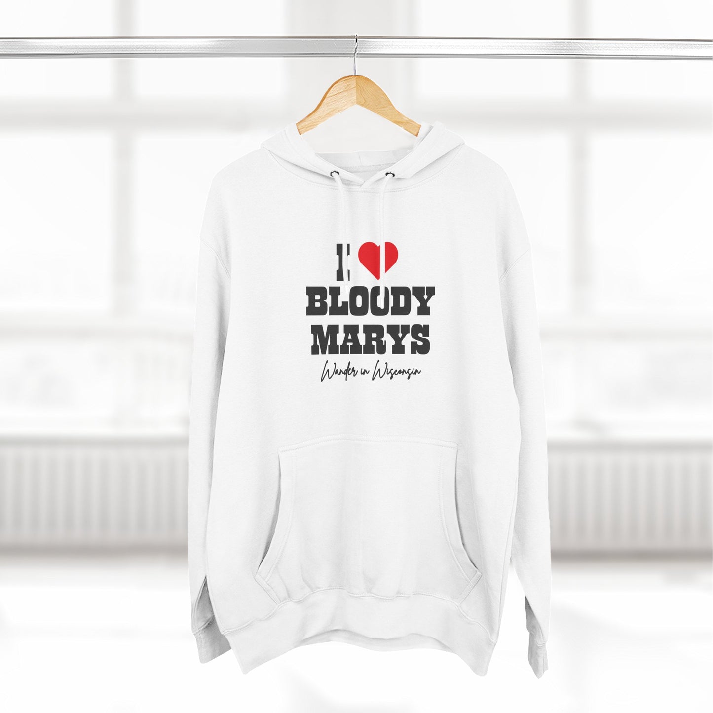 (White)"I Bloody Mary's" - Hoodie Limited Ed.