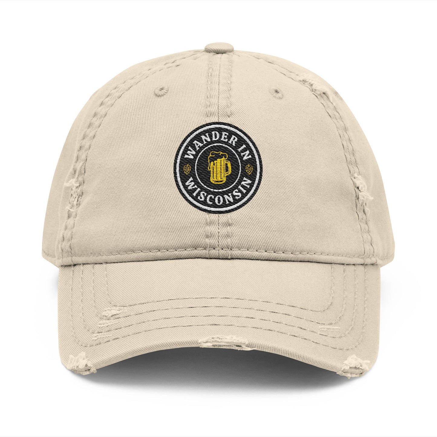 Limited Edition Wanderin Distressed Hat - Embroidered