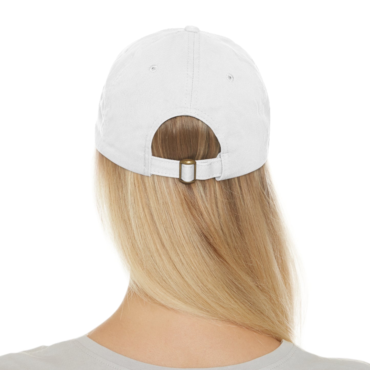 Wanderin Dad Hat with Leather Patch (Round)