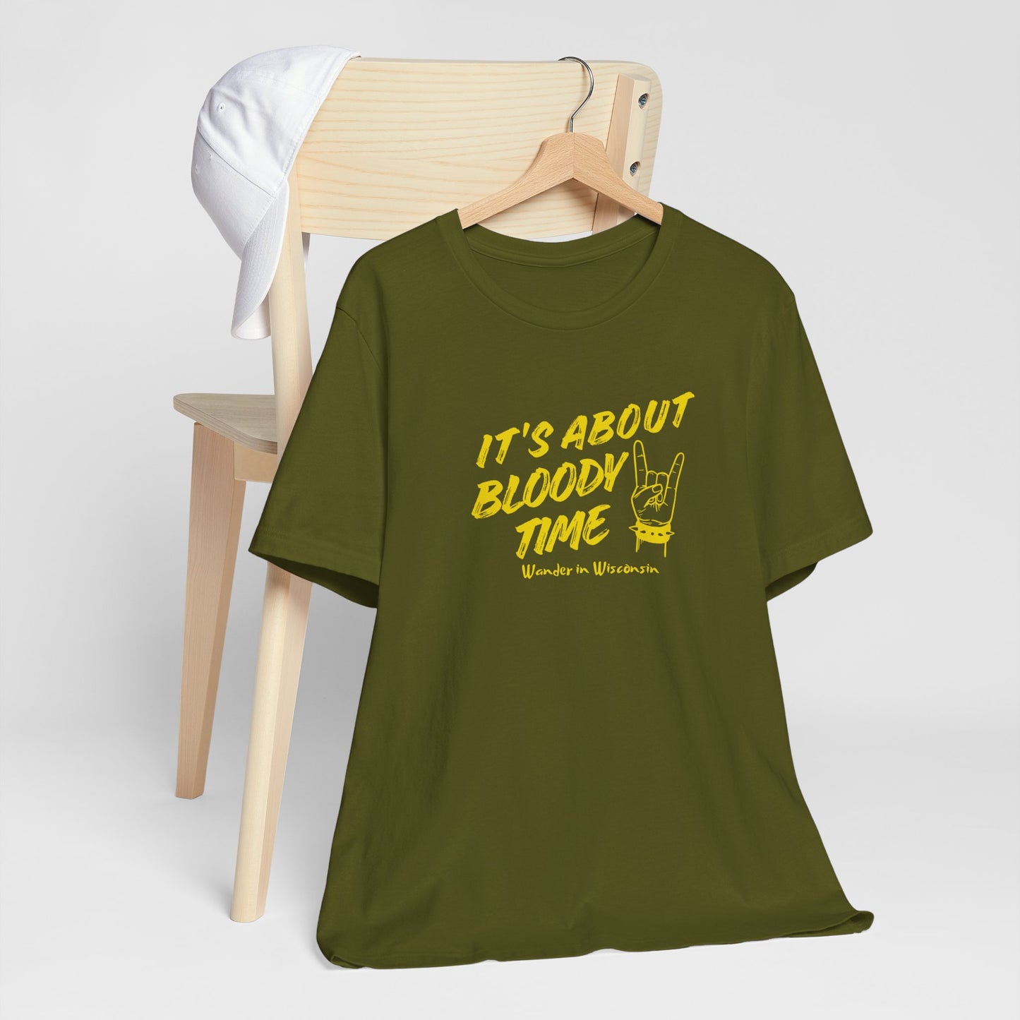 T‑Shirt — "It's About Bloody Time" Limited Ed