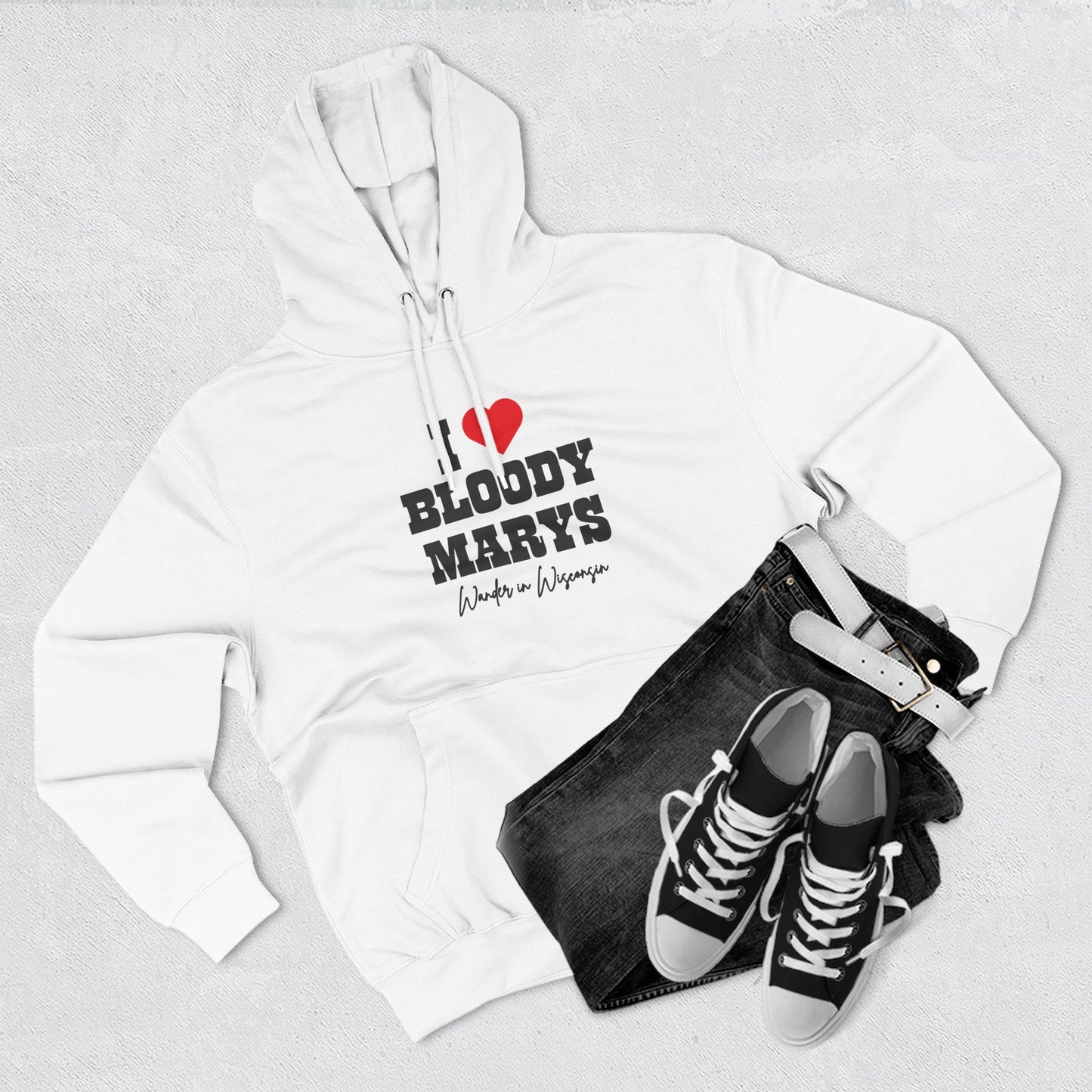 (White)"I Bloody Mary's" - Hoodie Limited Ed.