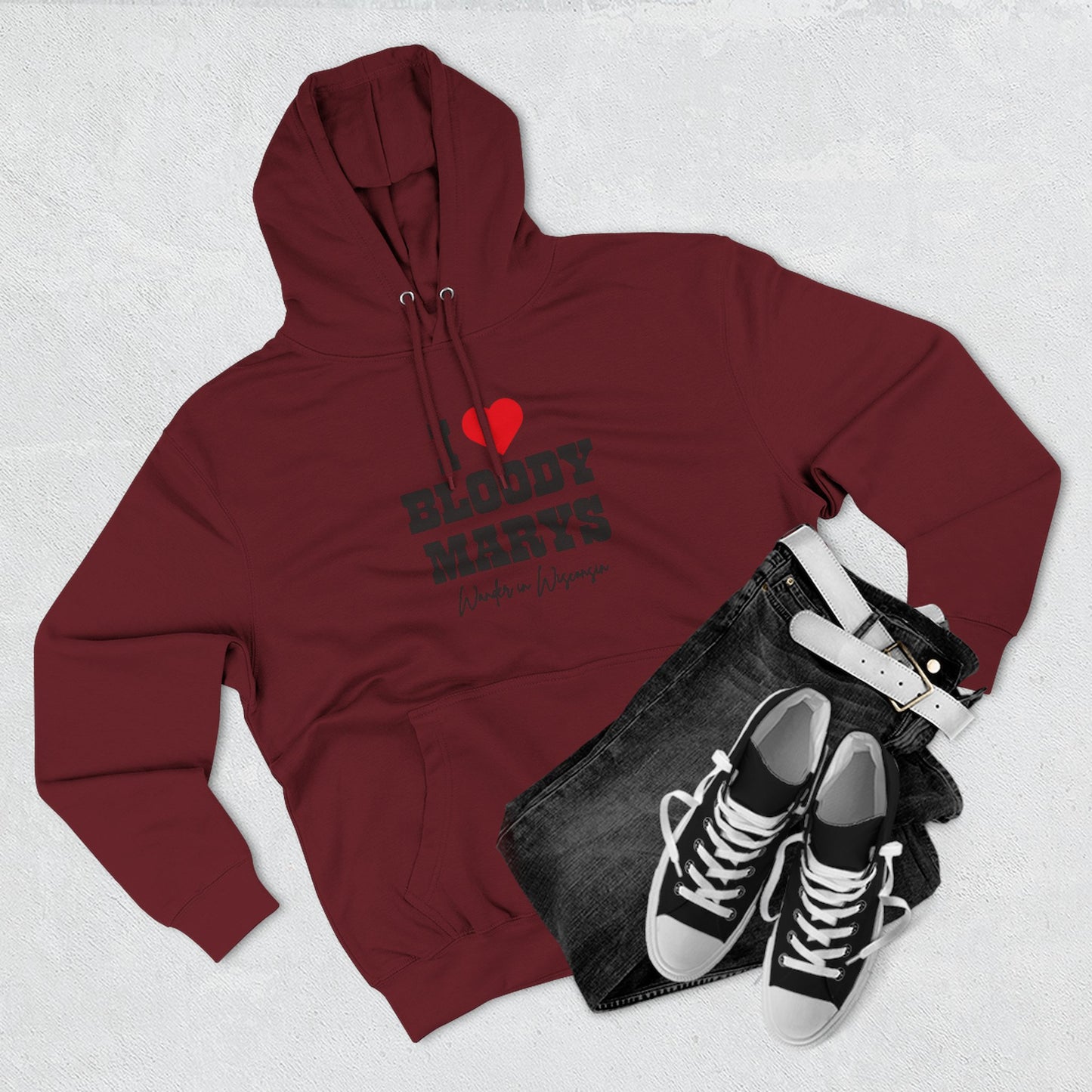 (White)"I Bloody Mary's" - Hoodie Limited Ed.