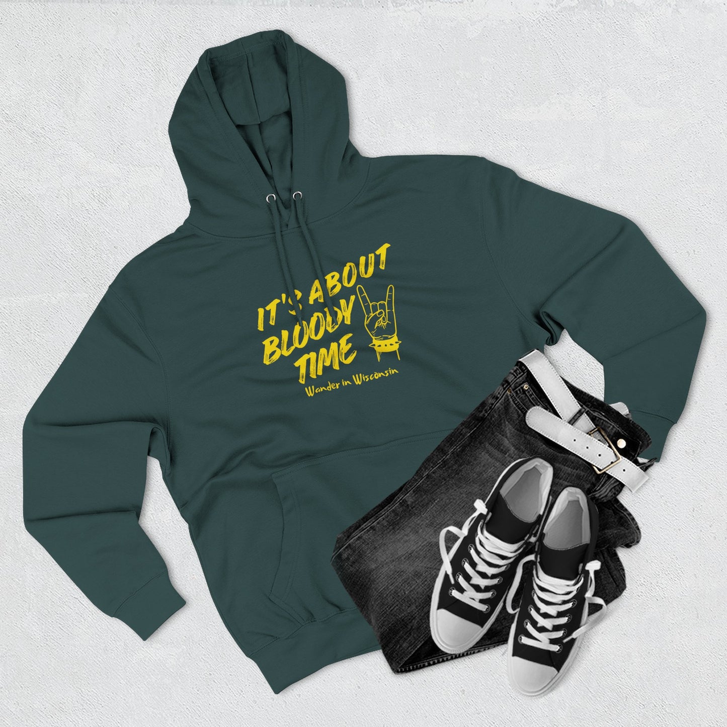 It's About Bloody Time Hoodie — Limited Ed (XS-3X)