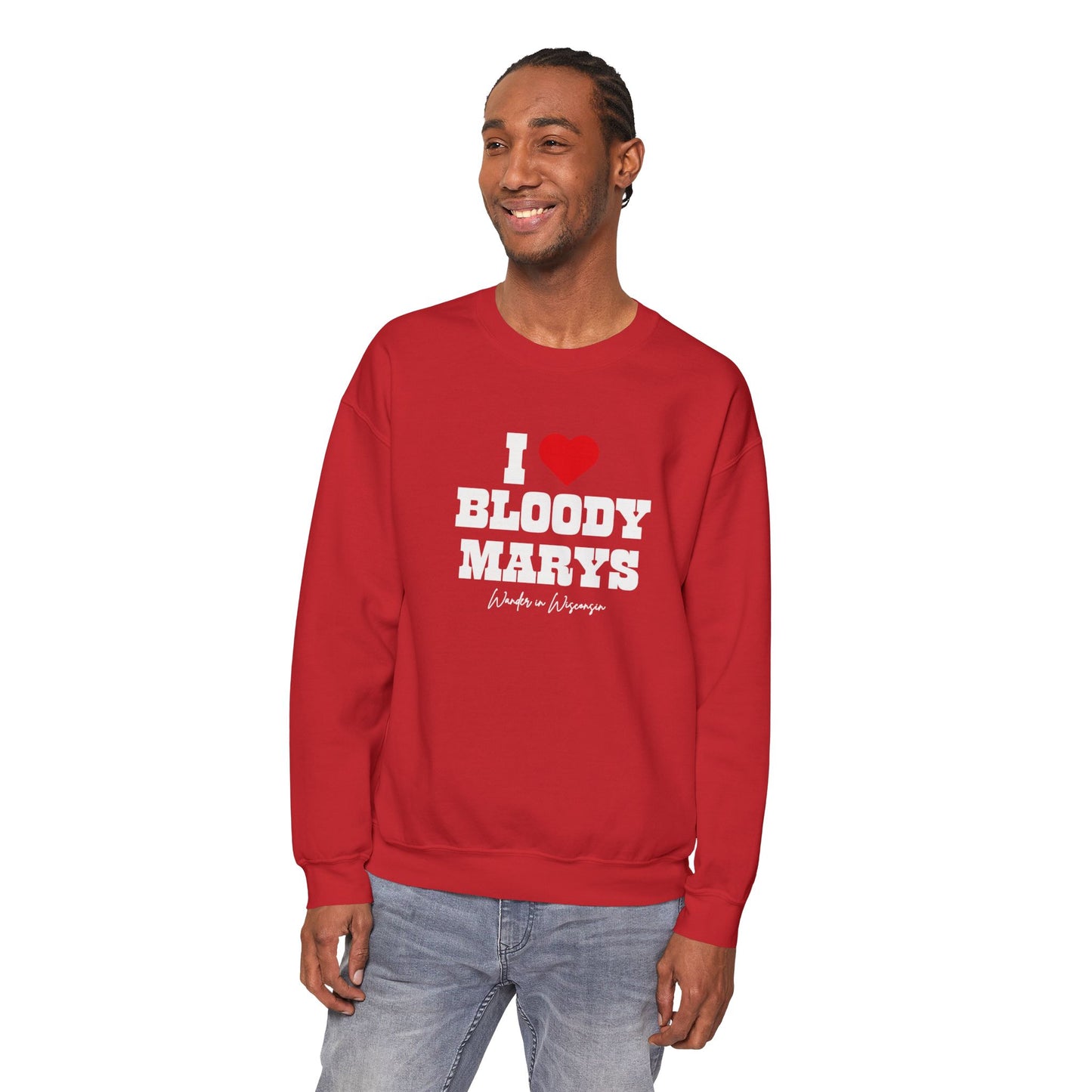 *Limited Edition* Seasonal I Love Bloody Marys Sweatshirt: Unisex S-2X