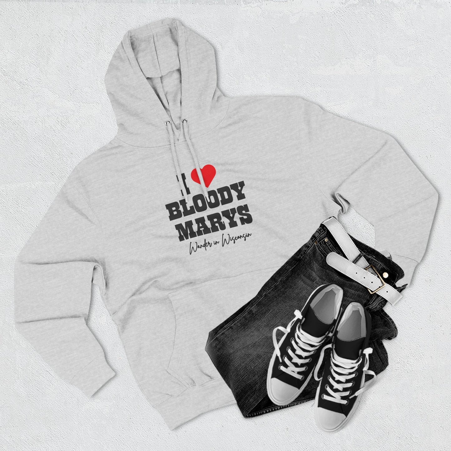 (White)"I Bloody Mary's" - Hoodie Limited Ed.