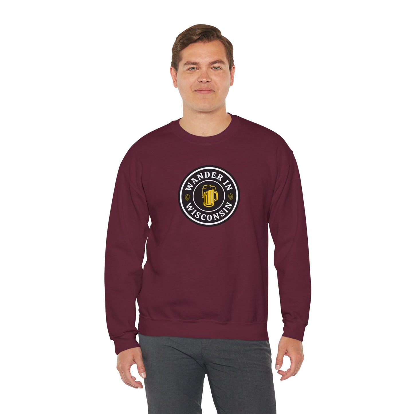 "Wander In Wisconsin" Crewneck Sweatshirt