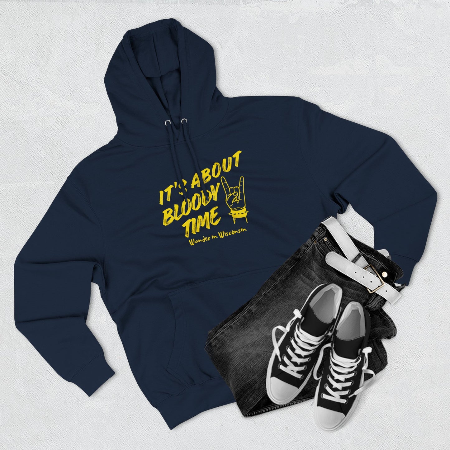 It's About Bloody Time Hoodie — Limited Ed (XS-3X)