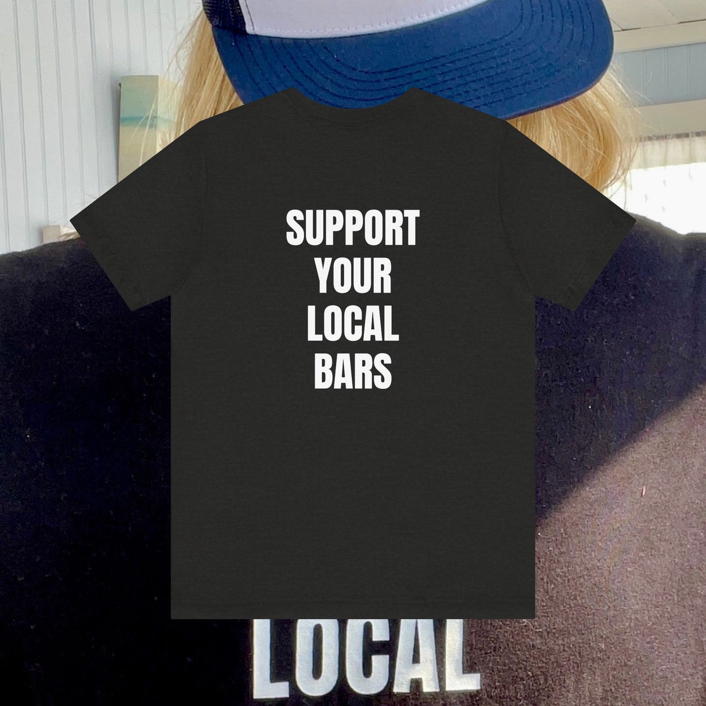 Limited Ed. Support Your Local Bars Small Logo XS-5X