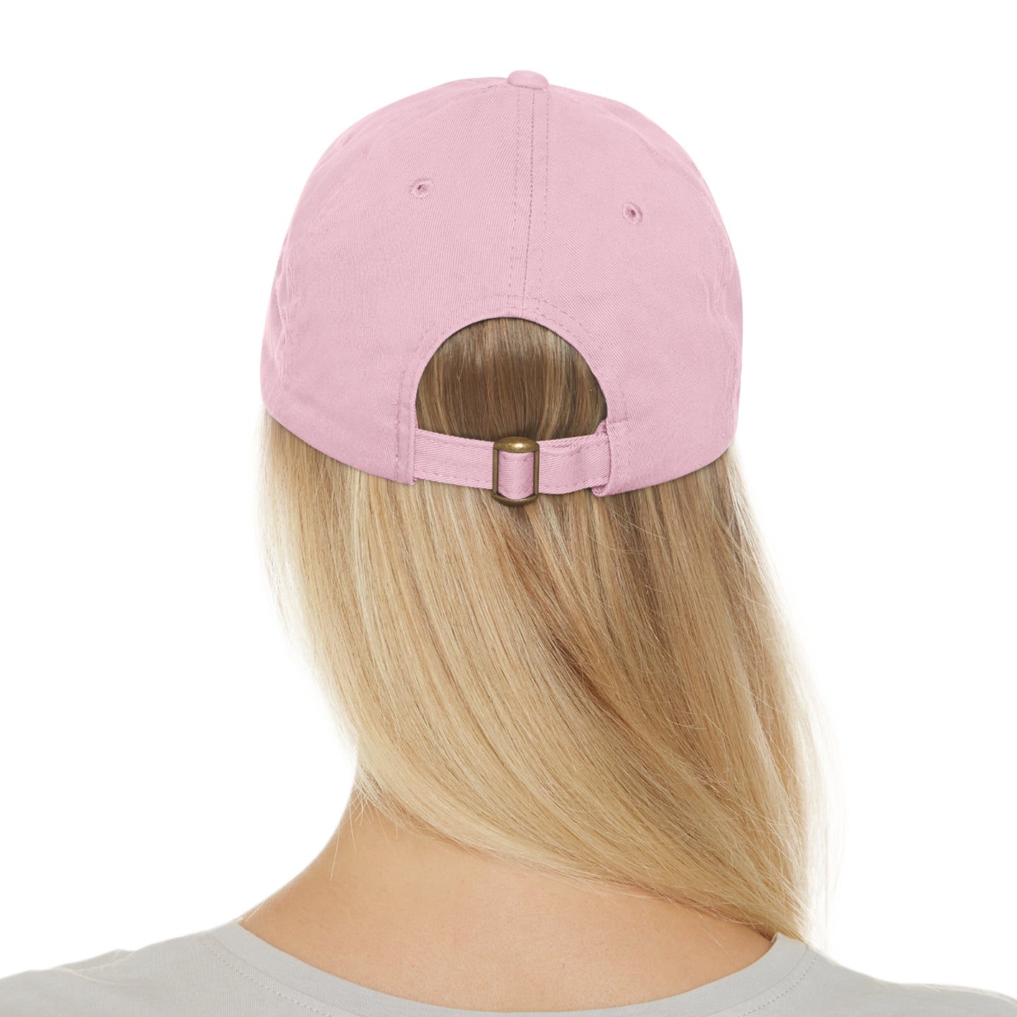 Wanderin Dad Hat with Leather Patch (Round)