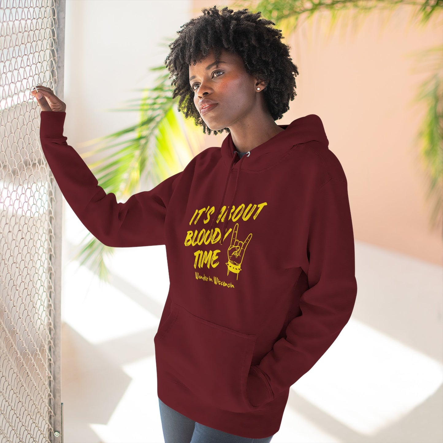 It's About Bloody Time Hoodie — Limited Ed (XS-3X)